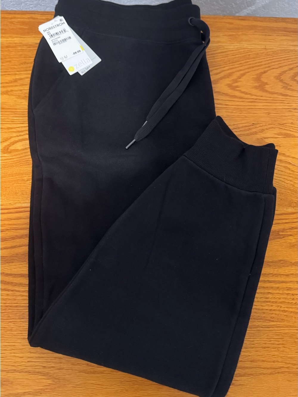 Zella Black Drawstring Jogger Pants